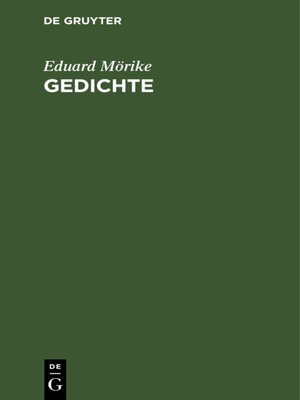cover image of Gedichte
